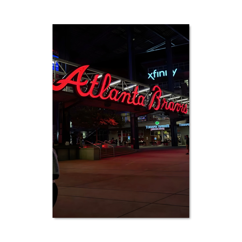 Poster Neon Braves